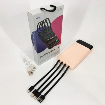 Павербанк Power Bank UKC 50000mAh Мобильная зарядка внешний аккумулятор портативный павер. Цвет: розовый ws81727-3 фото