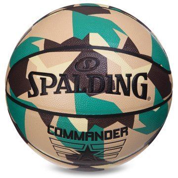 Мяч баскетбольный SPALDING COMMANDER 76937Y размер 7 камуфляж 76937Y фото