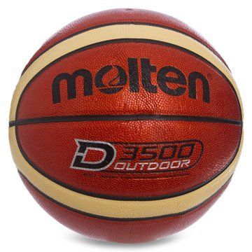 Мяч баскетбольный MOLTEN Outdoor 3500 B7D3500 размер 7 оранжевый B7D3500 фото