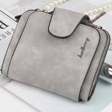 Портмоне Гаманець Baellerry Forever Mini N2346, невеликий жіночий гаманець у подарунок. Колір: сірий ws78861 фото