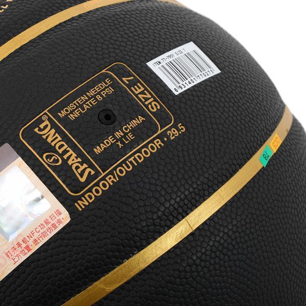 Мяч баскетбольный SPALDING G.O.A.T.S 77790Y размер 7 черный 77790Y фото