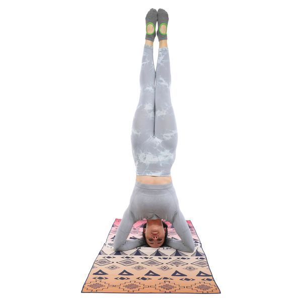 Килимок рушник для йоги з мікрофібри нековзний 4Monster YOGA TOWEL Y-YGT 186x75см кольори в асортименті Y-YGT фото