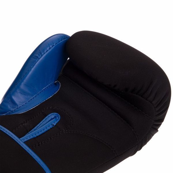 Перчатки боксерские на липучке неопреновые UFC PRO Washable UHK-75016 L синий UHK-75016 фото