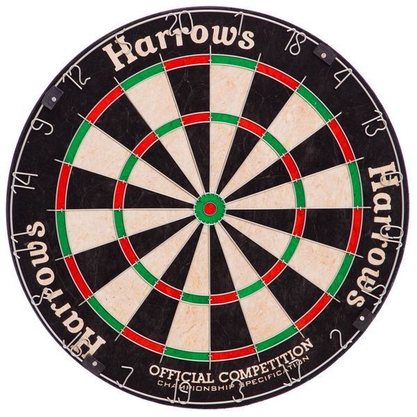Дартс из Сизаля Sisal Harrows OFFICIAL COMPETITION DARTBOARD JE03D 46 см JE03D фото