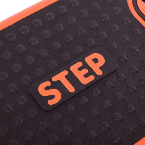 Степ-платформа балансировочная 4 в 1 MULTIFUNCTIONAL STEP Zelart FI-3996 53x36x14см черный-оранжевый FI-3996 фото