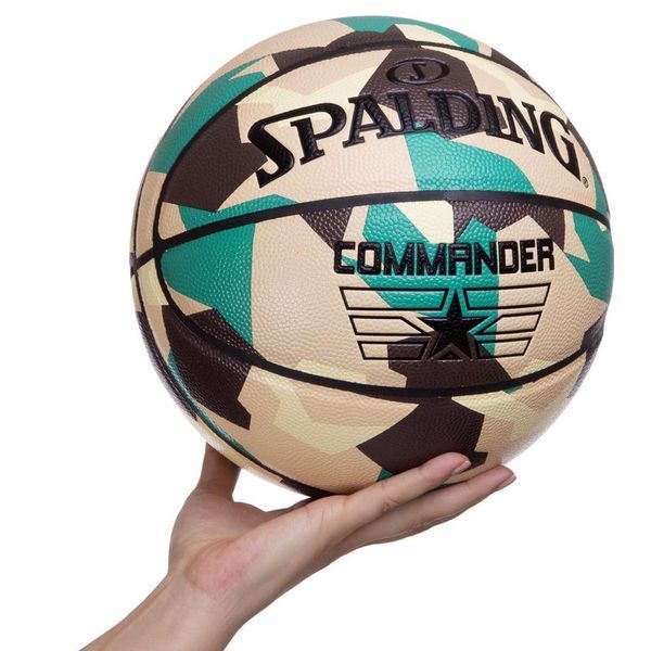 М'яч баскетбольний SPALDING COMMANDER 76937Y розмір 7 камуфляж 76937Y фото
