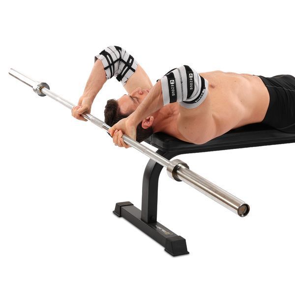 Налокотники для жима 2штуки 2штуки ADJUSTABLE ELBOW SLEEVE EZOUS C-08 2шт серый-черный S C-08 фото