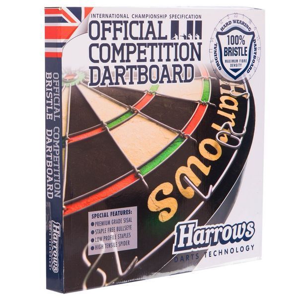 Дартс из Сизаля Sisal Harrows OFFICIAL COMPETITION DARTBOARD JE03D 46 см JE03D фото