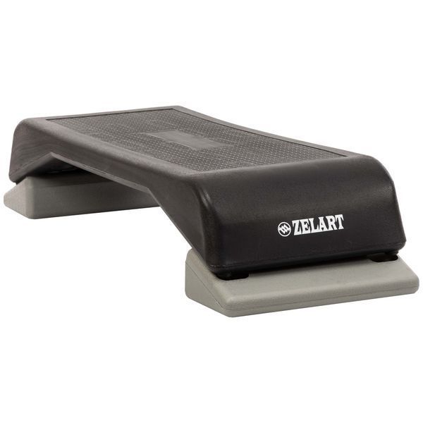 Степ-платформа для фитнеса и аэробики 3 уровня высоты Zeart FI-6293 89,5x35x15см черный FI-6293 фото