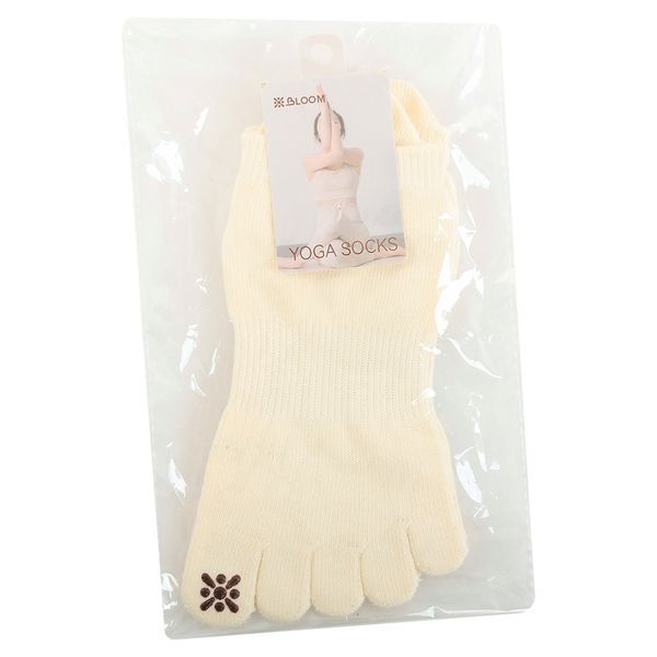 Носки для йоги и пилатеса с закрытыми пальцами нескользящие BLOOM YOGA SOCKS LB7081 размер 36-41 цвета в ассортименте LB7081 фото