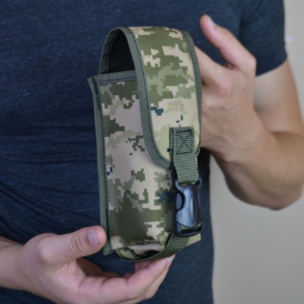 Подсумок на 2 магазина двойной из кордуры пиксель MOLLE тактический ws63825 фото