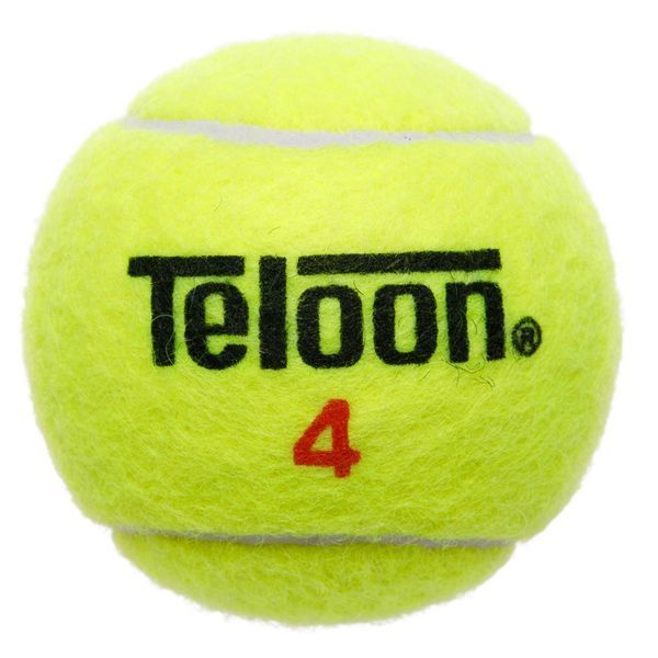 Мяч для большого тенниса TELOON-4 T22754 4шт салатовый TELOON-4 фото