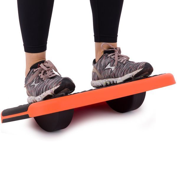 Степ-платформа балансировочная 4 в 1 MULTIFUNCTIONAL STEP Zelart FI-3996 53x36x14см черный-оранжевый FI-3996 фото