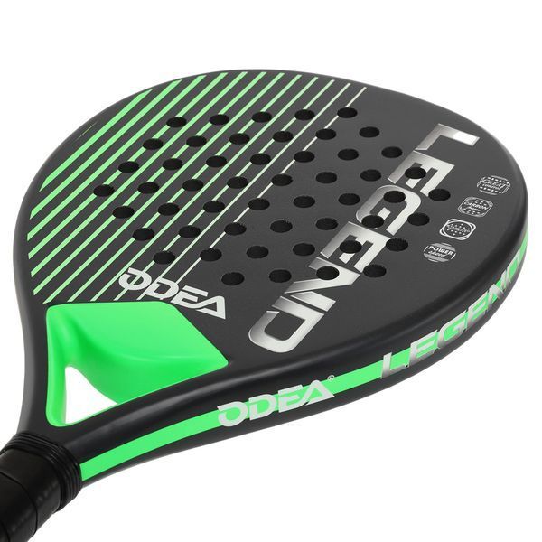 Ракетка для падел-тенісу Padel ODEAR LEGEND TEAR DROP BT-6581 чорний-зелений BT-6581 фото