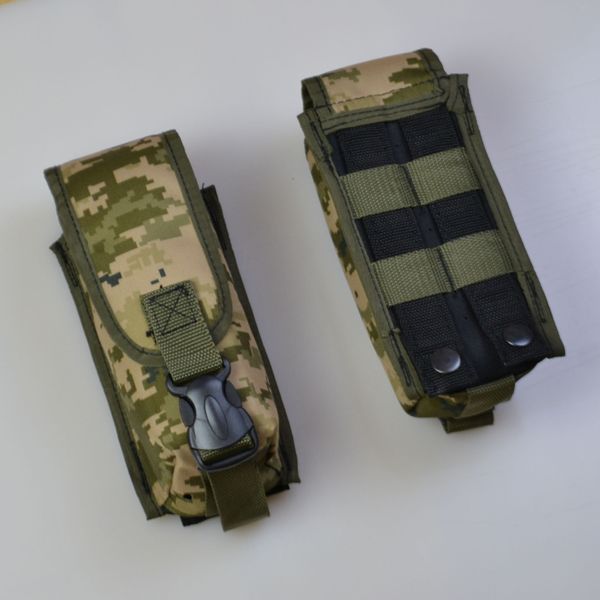 Подсумок на 2 магазина двойной из кордуры пиксель MOLLE тактический ws63825 фото