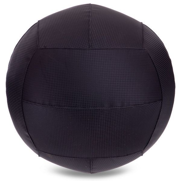 М'яч набивний медичний для кросфіту WALL BALL Zelart FI-2637-7 7кг чорний FI-2637-7 фото