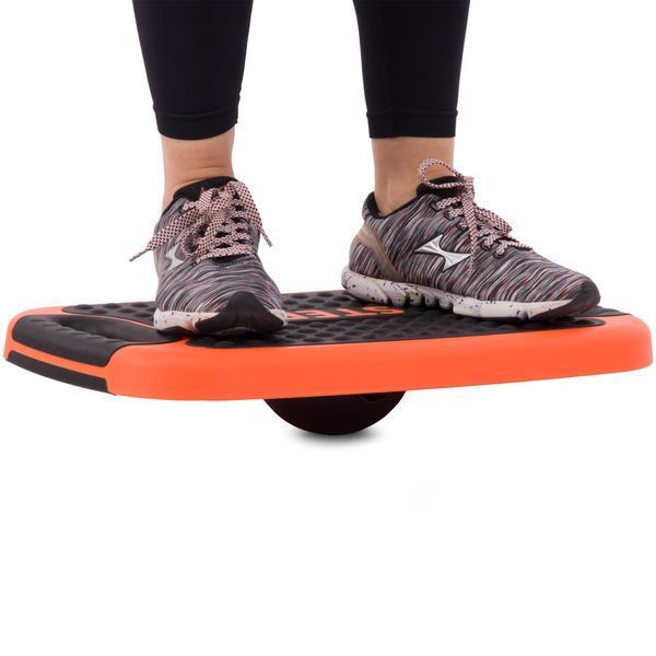 Степ-платформа балансировочная 4 в 1 MULTIFUNCTIONAL STEP Zelart FI-3996 53x36x14см черный-оранжевый FI-3996 фото
