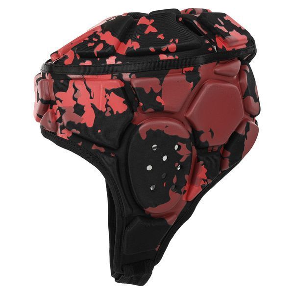 Шлем защитный мягкий для игры в регби Joma PROTECT 400704-106 M-L черный-красный L 400704-106 фото