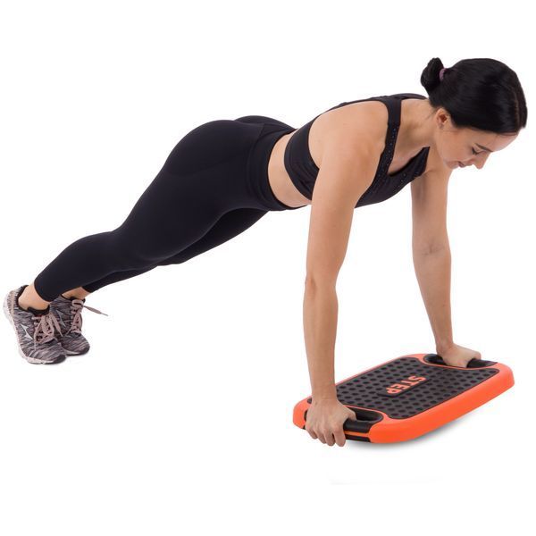 Степ-платформа балансировочная 4 в 1 MULTIFUNCTIONAL STEP Zelart FI-3996 53x36x14см черный-оранжевый FI-3996 фото