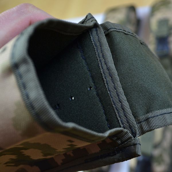 Подсумок на 2 магазина двойной из кордуры пиксель MOLLE тактический ws63825 фото