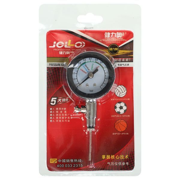 Манометр для мячей механический SP-Sport JLA-405 черный JLA-405 фото