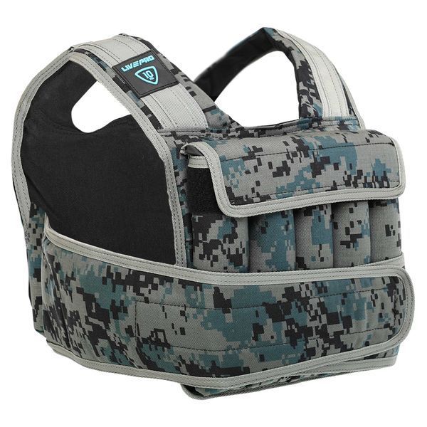 Жилет утяжелитель с регулируемым весом LiveUp WEIGTH VEST LP8195-10 вес-1-10кг черный-серый LP8195-10 фото