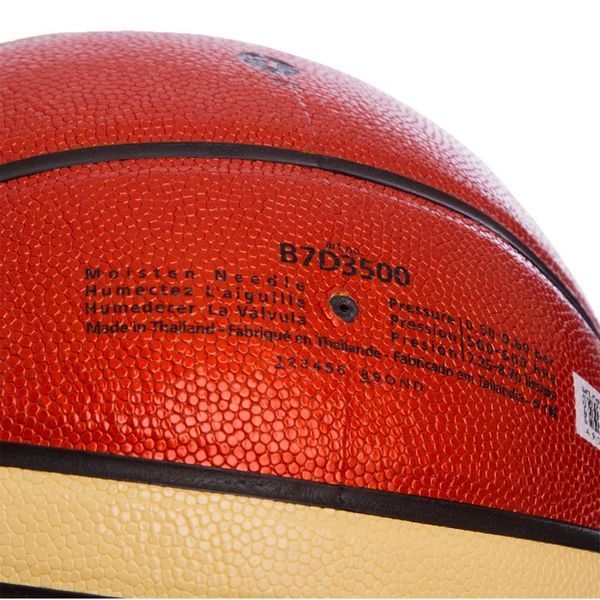 М'яч баскетбольний MOLTEN Outdoor 3500 B7D3500 розмір 7 помаранчевий B7D3500 фото