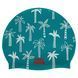 Шапочка для плавания силиконовая для взрослых MadWave PALM TREE M055330 зеленый M055330 фото 1
