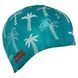Шапочка для плавания силиконовая для взрослых MadWave PALM TREE M055330 зеленый M055330 фото 2