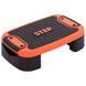 Степ-платформа балансировочная 4 в 1 MULTIFUNCTIONAL STEP Zelart FI-3996 53x36x14см черный-оранжевый FI-3996 фото 1