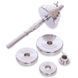 Гантели разборные стальные хромированные 20кг SP-Sport TA-8055-20 2шт по 10кг хром TA-8055-20 фото 5