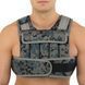 Жилет утяжелитель с регулируемым весом LiveUp WEIGTH VEST LP8195-10 вес-1-10кг черный-серый LP8195-10 фото 5