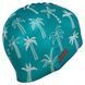 Шапочка для плавания силиконовая для взрослых MadWave PALM TREE M055330 зеленый M055330 фото 4