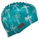 Шапочка для плавания силиконовая для взрослых MadWave PALM TREE M055330 зеленый M055330 фото 3