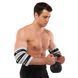 Налокотники для жима 2штуки 2штуки ADJUSTABLE ELBOW SLEEVE EZOUS C-08 2шт серый-черный S C-08 фото 4