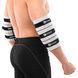 Налокотники для жима 2штуки 2штуки ADJUSTABLE ELBOW SLEEVE EZOUS C-08 2шт серый-черный S C-08 фото 8
