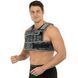 Жилет утяжелитель с регулируемым весом LiveUp WEIGTH VEST LP8195-10 вес-1-10кг черный-серый LP8195-10 фото 2