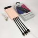Павербанк Power Bank UKC 50000mAh Мобільна зарядка зовнішній акумулятор портативний павер. Колір: рожевий ws81727-3 фото 9
