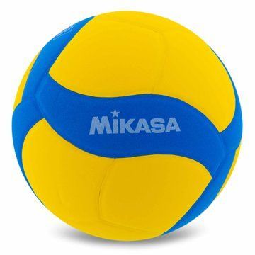 Мяч волейбольный Junior MIKASA VS170W-Y-BL №5 EVA желтый-синий VS170W-Y-BL фото