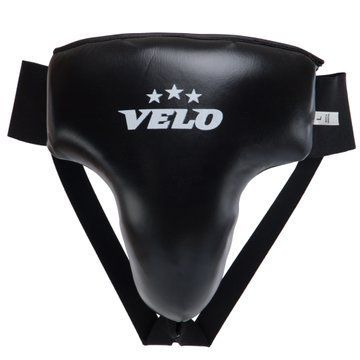 Бандаж защитный паховый с ракушкой для бокса Муай-тай и кикбоксинга VELO VL-8500 S-XL черный M VL-8500 фото