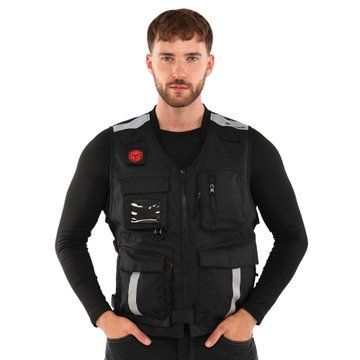 Мотожилет защитный текстильный SCOYCO JK116 M-3XL черный JK116 фото