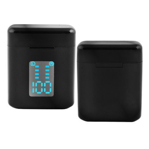 Беспроводные bluetooth-наушники i33 5.0 с кейсом и индикацией заряда. Цвет: черный ws86915 фото