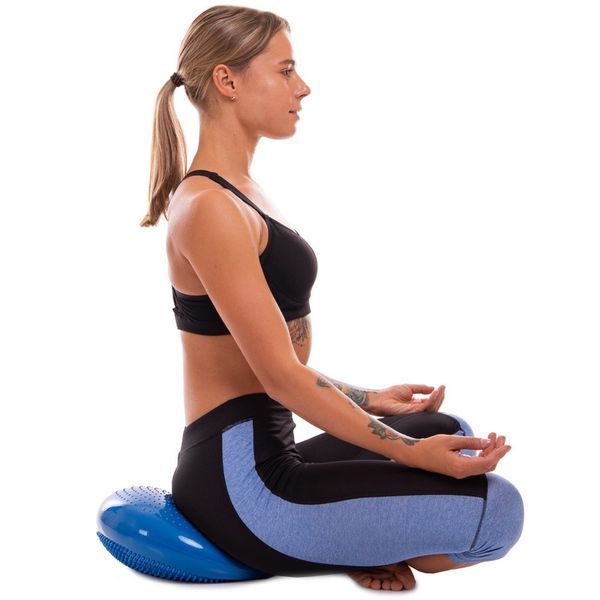 Подушка балансировочная массажная диск балансировочный BALANCE CUSHION Zelart FI-5326 диаметр-34см цвета в ассортименте FI-5326 фото