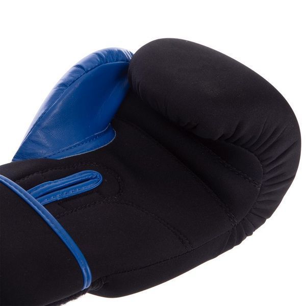 Перчатки боксерские на липучке неопреновые UFC PRO Washable UHK-75015 S-M синий UHK-75015 фото
