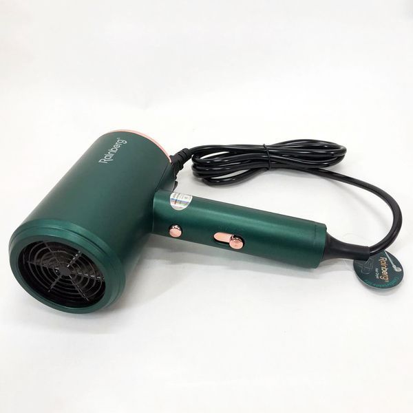 Фен Rainberg RB-2212 8800Вт з регуляцією температури та швидкості для сушіння та укладання волосся Green ws22231 фото