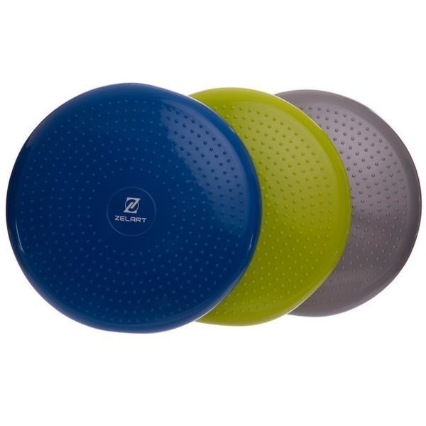 Подушка балансировочная массажная диск балансировочный BALANCE CUSHION Zelart FI-5326 диаметр-34см цвета в ассортименте FI-5326 фото