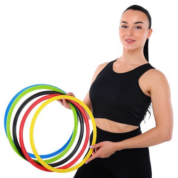 Кольца тренировочные SP-Sport K034 10шт 32см цвета в ассортименте K034 фото