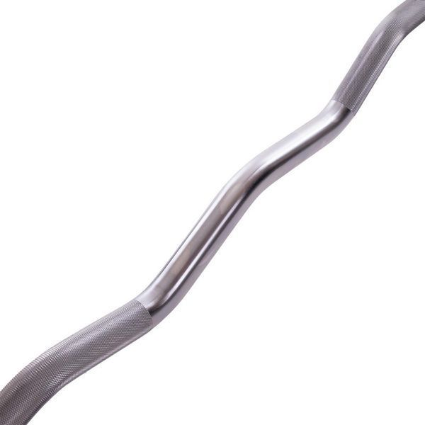 Штанга нерозбірна з фіксованою вагою вигнута поліуретанова Zelart Urethane Barbell TA-2690-40 довжина-111см 40кг чорний-салатовий TA-2690-40 фото