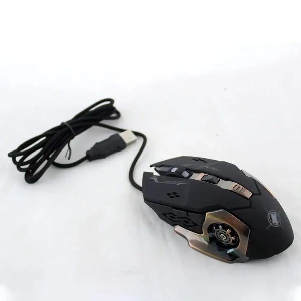 Ігрова мишка з підсвічуванням Gaming Mouse X6 / мишка для ноутбука / Дротова комп'ютерна миша ws57271 фото