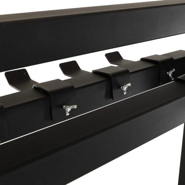 Стеллаж модульный для инвентаря кроссфит STORAGE RACK LiveUp LP8897 размер-156,5x76,6x197,4см черный LP8897 фото